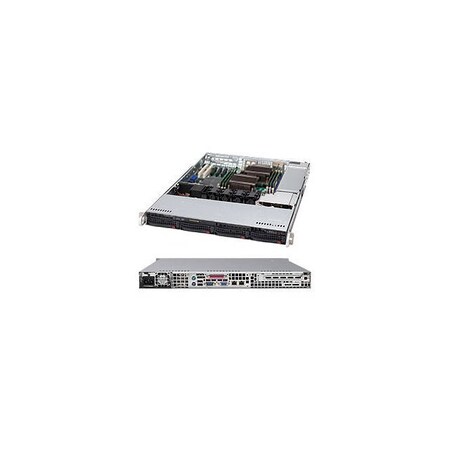 Supermicro 560W 1U Rackmount Server Chassis (Black), CSE-815TQ-563CB CSE-815TQ-563CB